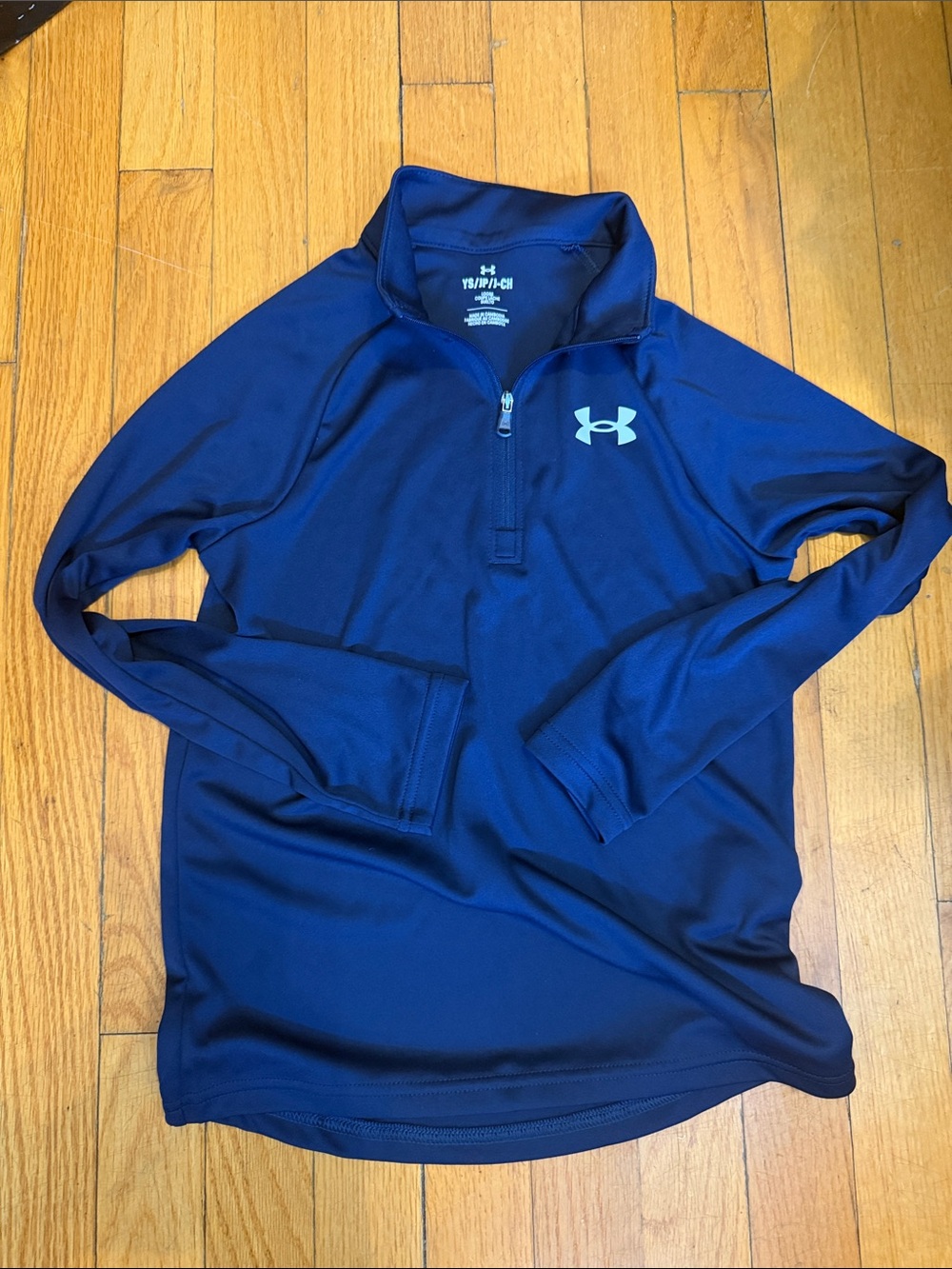 Under Armour Royal Blue 1/4 Zip Performance Top
